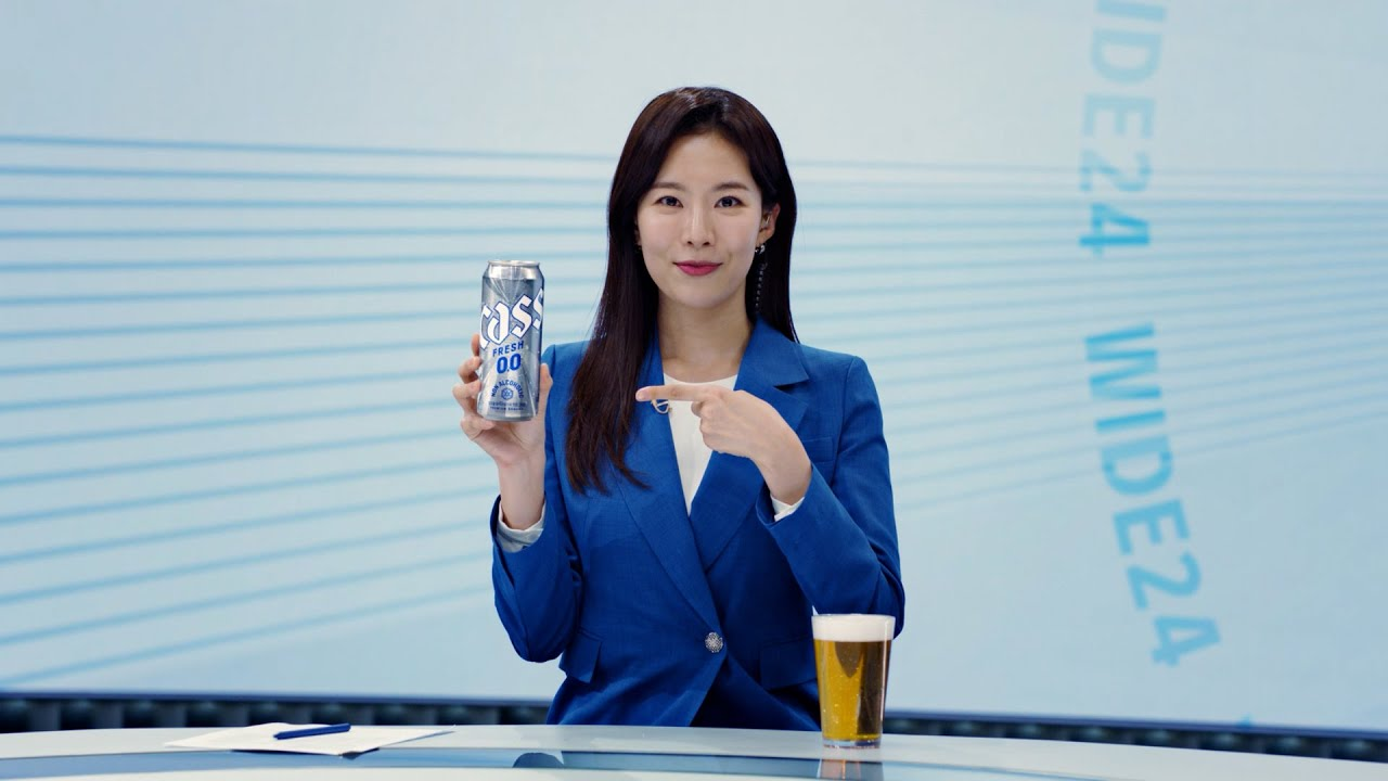 [출처: 카스 유튜브] 카스 0.0(제로) 카운팅 캠페인 영상.