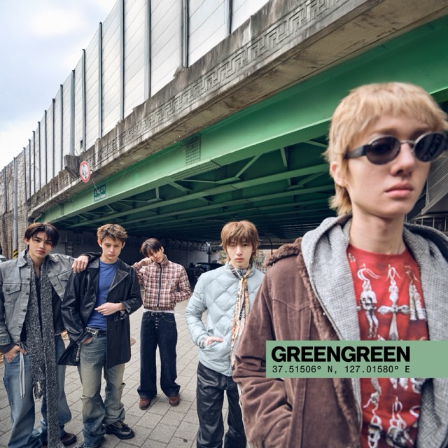 [출처: BIGHIT MUSIC 홈페이지] 코르티스의 새 앨범 ‘GREENGREEN’의 앨범 표지.