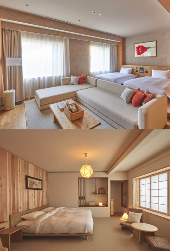 &nbsp; [출처 : MUJI HOTEL] 무인양품의 시그니처 색상 갈색으로 꾸며진 일본 긴자에 위치한 무인양품 호텔 내부 모습.&nbsp;&nbsp;