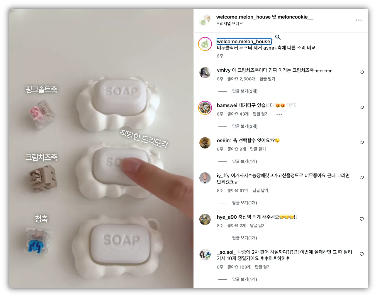 출처 : 인스타그램 @welcome.melon_house, @meloncookie__