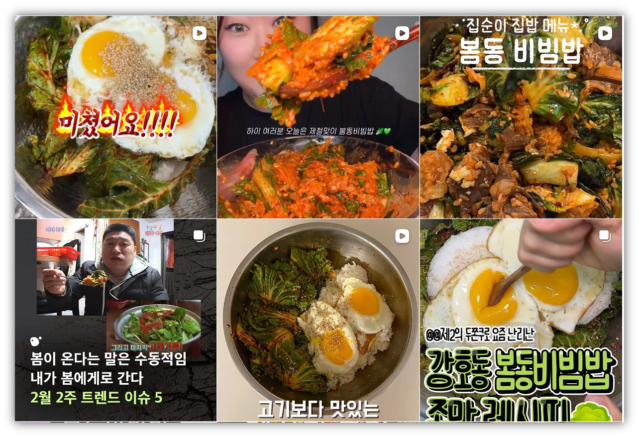 출처 : 인스타그램 #봄동비빔밥