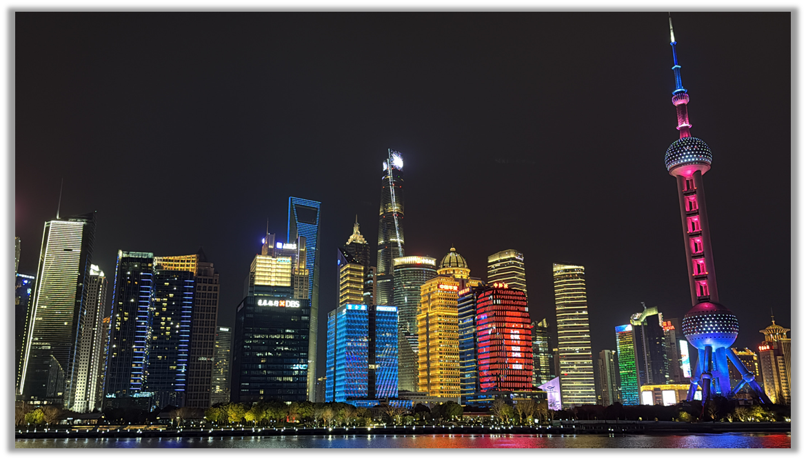 캐롤이 찍은 상하이 야경 사진