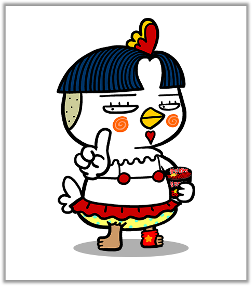 불닭 브랜드의 기존 마스코트 캐릭터 ‘호치’ (출처 : 삼양식품)