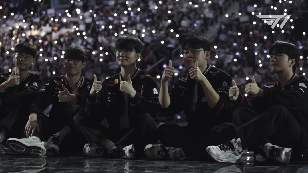 성공적으로 끝난 2025 T1 홈그라운드의 한 장면