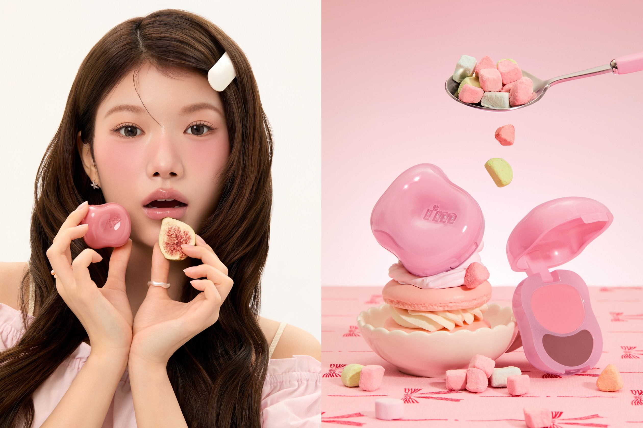 &nbsp;I'm Meme, Topping Cube Lip & Cheek 대만 론칭 페이지 바로가기