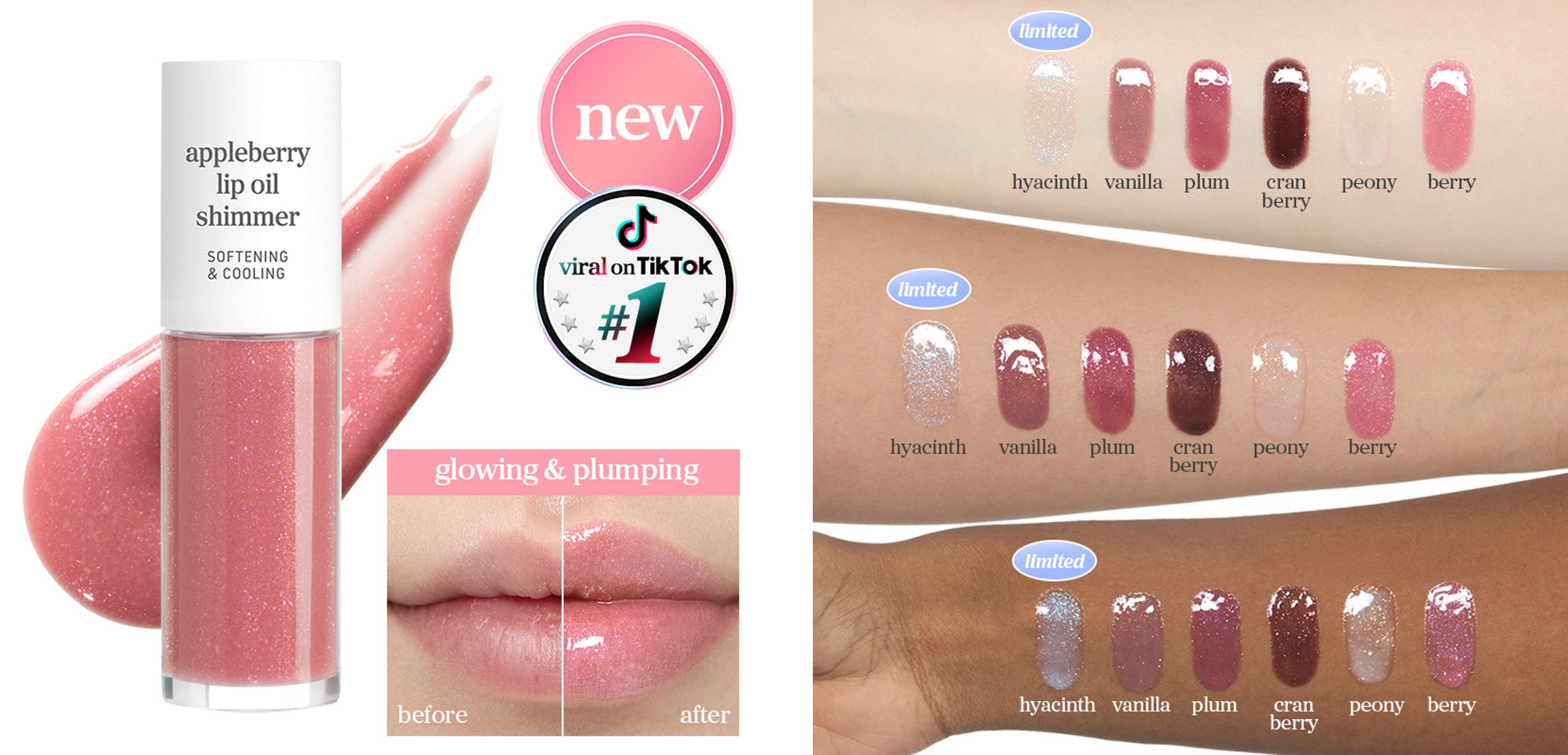 Nooni Apple Lip Oil Shimmer