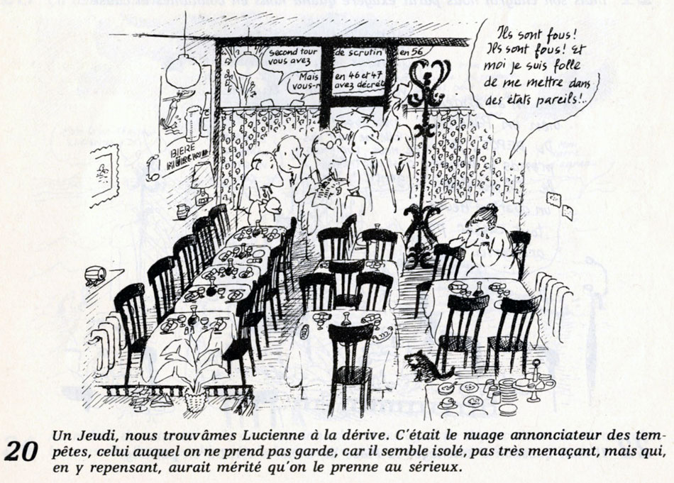'L'Ascension Sociale de Monsieur Lambert' (Charlie Mensuel #72, 1975).