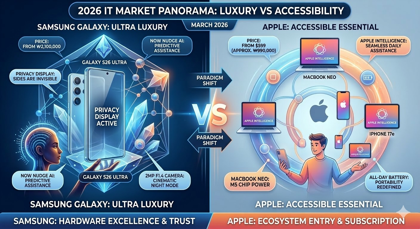 Google Gemini가 분석한 2026 IT 시장 판도(본 이미지는 AI를 통해 생성되었습니다.)