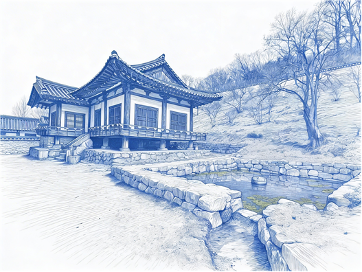 &nbsp; &nbsp;안동 임청각 별당 군자정과 반무방당(半畝方塘)&nbsp;&nbsp;