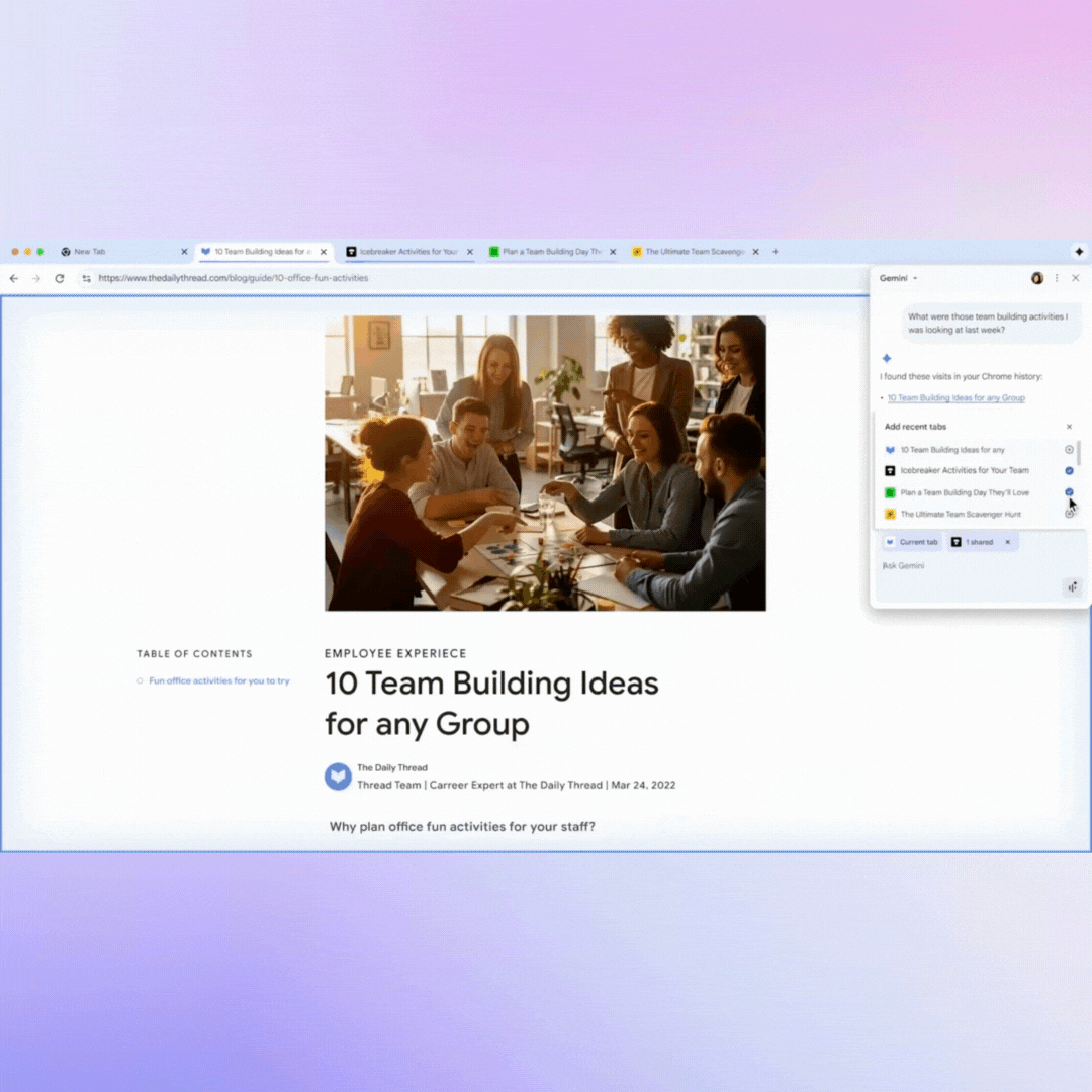 [AI 뉴스] 크롬 구글 제미나이 앱 출시, 드디어 AI 비서의 시대 열렸다!의 썸네일 이미지