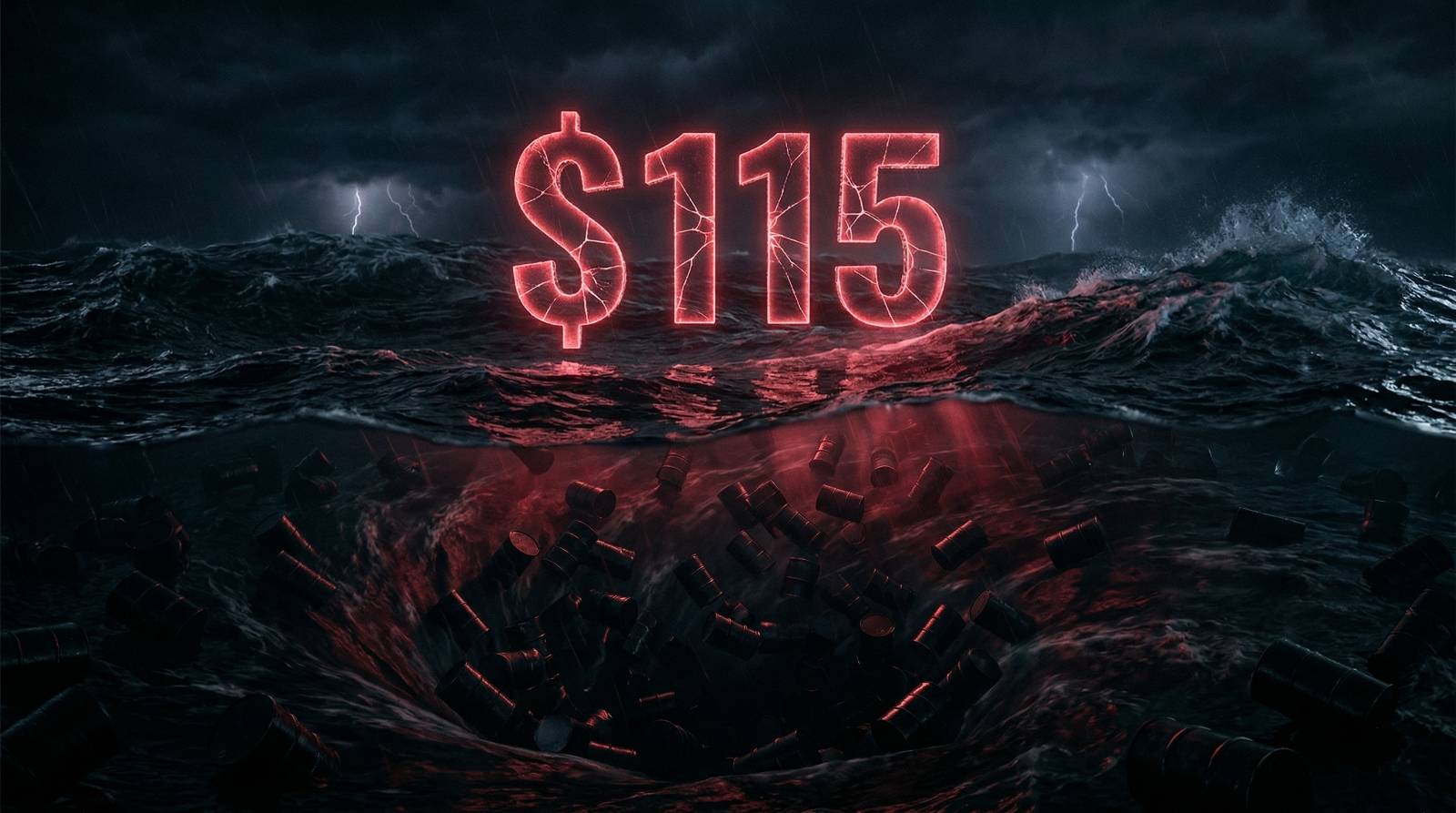 [긴급 진단] 유가 115불의 소름 돋는 착시: 매일 600만 배럴이 영구 증발하고 있습니다.의 썸네일 이미지