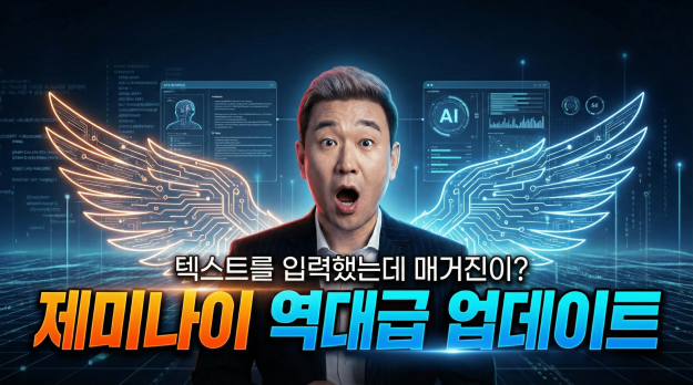 글자만 가득한 AI는 끝, 이제 '보는 제미나이'의 시대 | 텍스트를 입력했는데 매거진이? 제미나이 역대급 업데이트의 썸네일 이미지