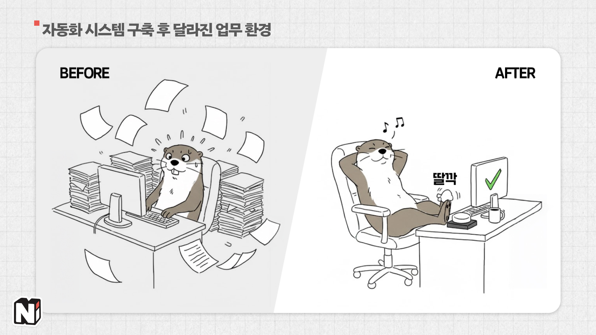 ํด๋ฌ๋์ด ๋๋ผ์ ๋ค๋ ์ฒด๊ฐ์ ์
๋ฌด ํ๊ฒฝ๐