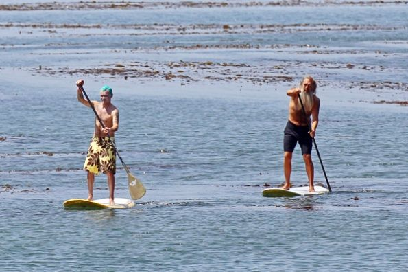 말리부 해변에 살며 바다에서의 시간을 자주 즐긴다는 릭