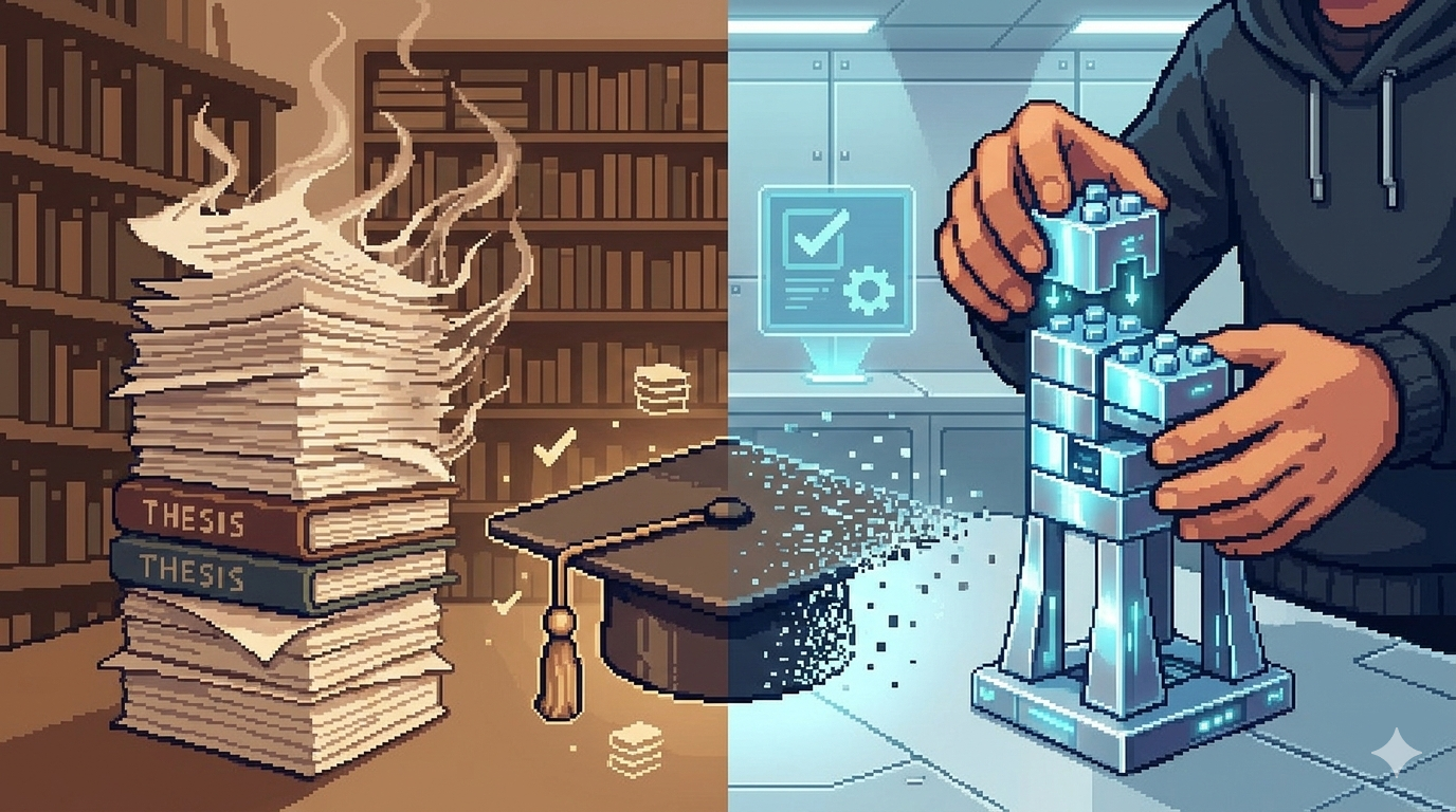 논문 한 편 없이 박사가 된 엔지니어, 학위의 의미가 바뀌고 있어요의 썸네일 이미지