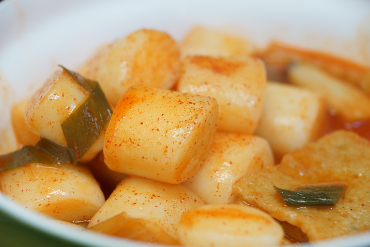 떡볶이 클로즈업 | 이미지 출처: Pixabay (Free to use, no attribution required)