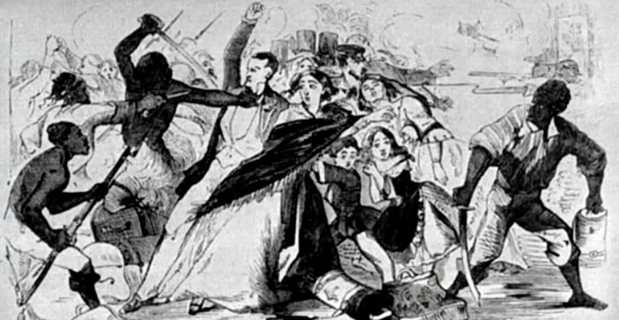 American press depiction of the