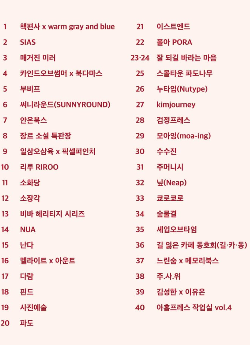 디어마이리더 참가팀 정보