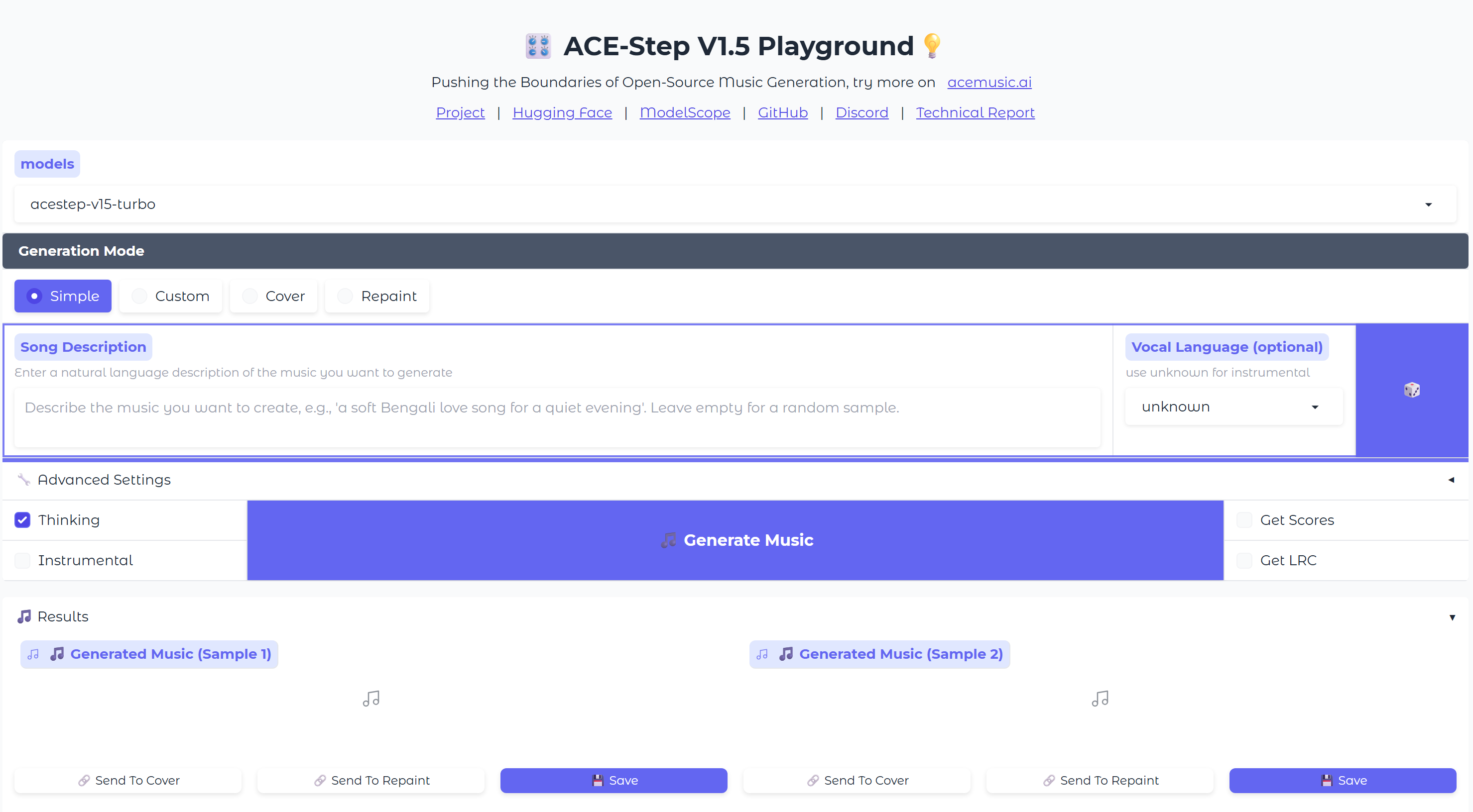 우선 Simple 모드 부터!