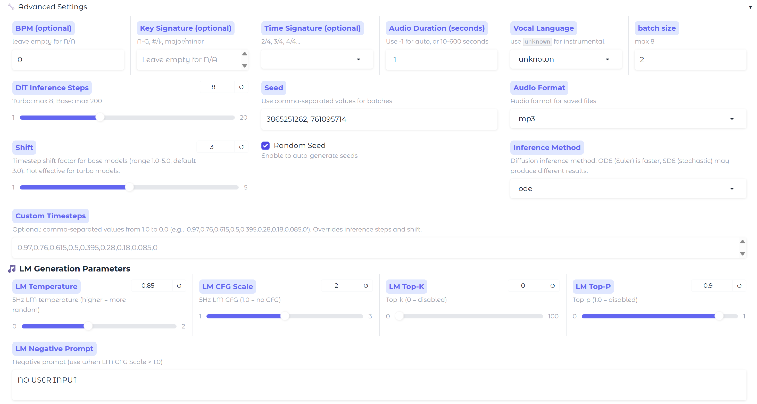많은 옵션들을 컨트롤 할 수 있습니다.