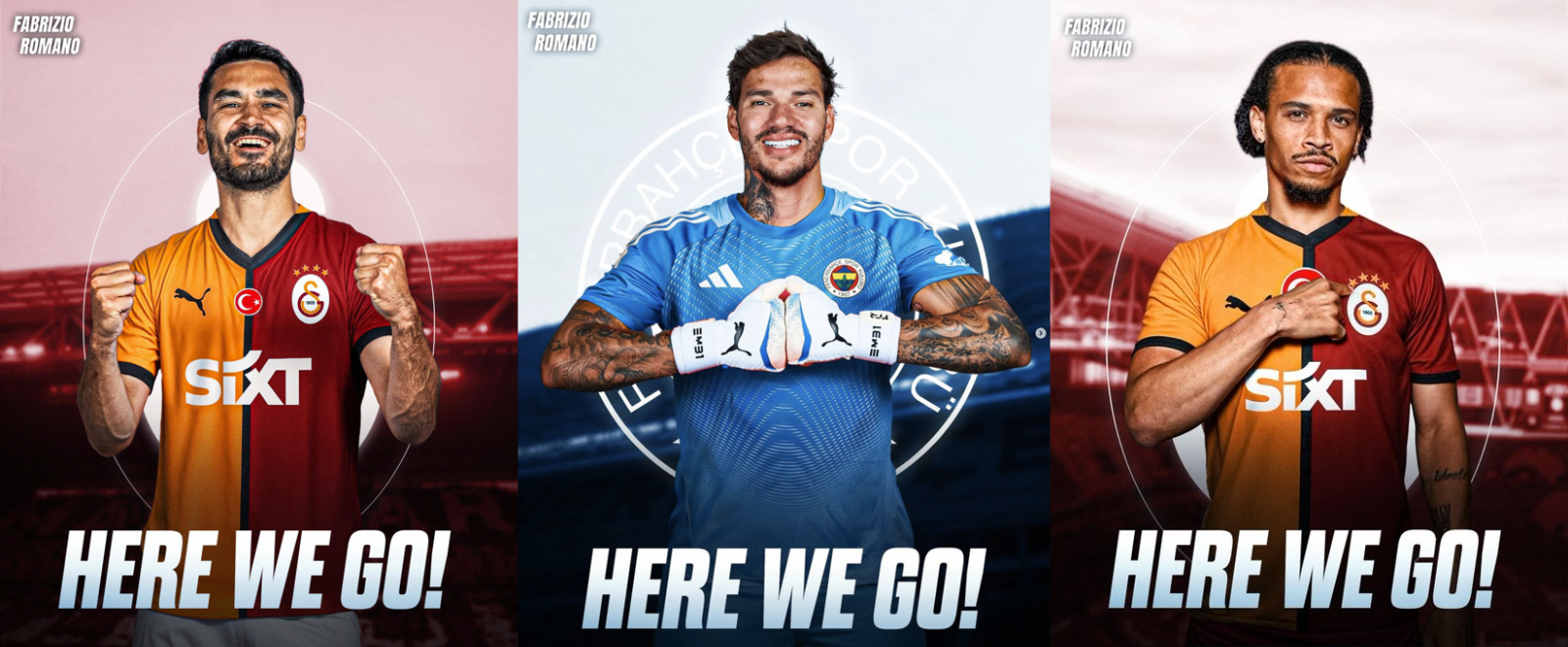 일카이 귄도안 / 에데르송 / 르로이 사네