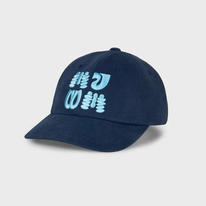 무음의 Washed Goofy Cap (navy)