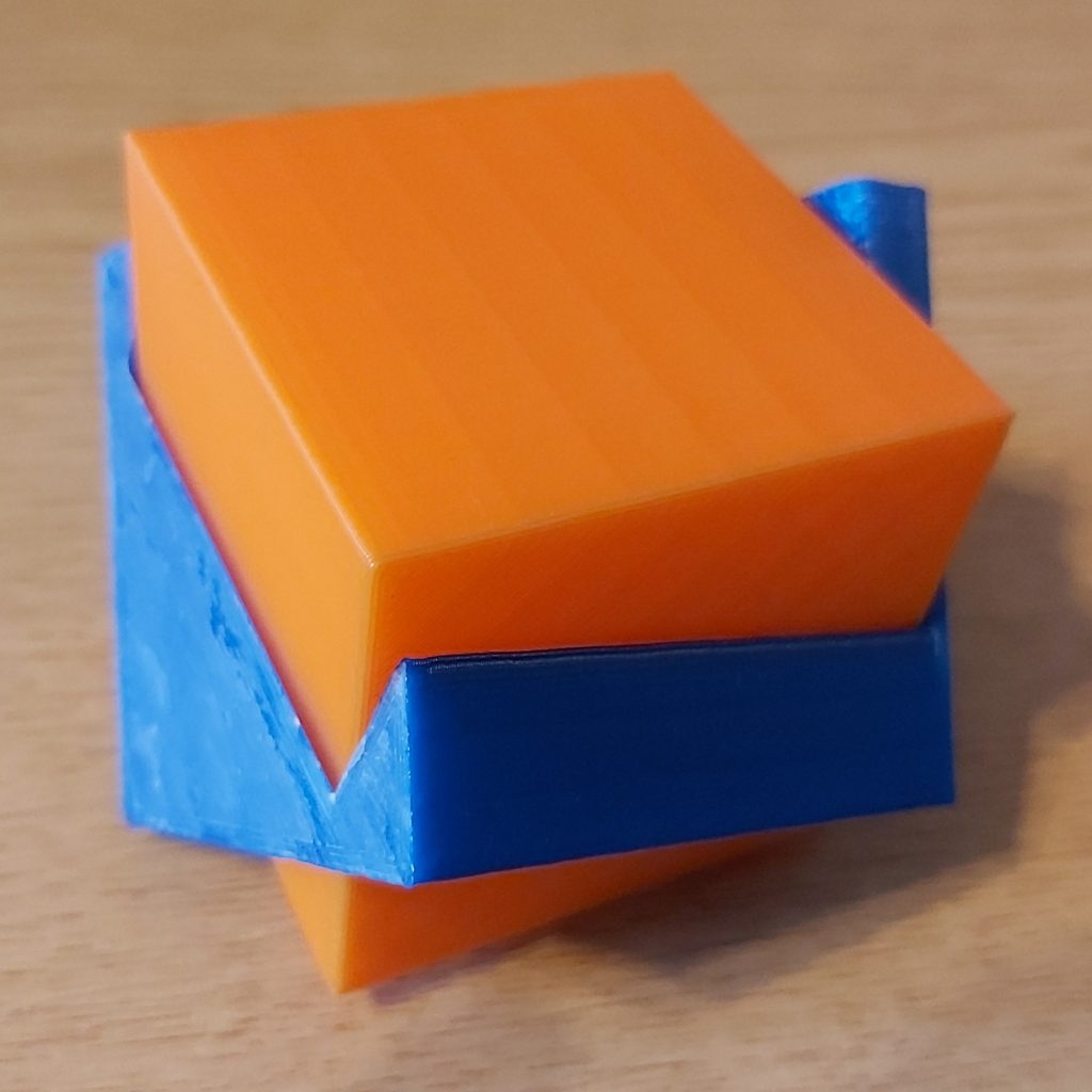 주사위를 뚫고 지나가는 주사위의 썸네일 이미지