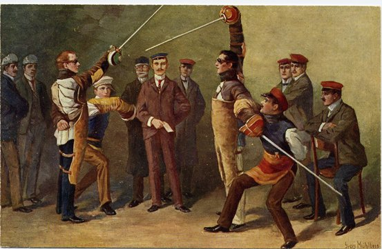 옛 독일인들 얼굴에 큰 흉터가 많이 보이는 이유의 썸네일 이미지