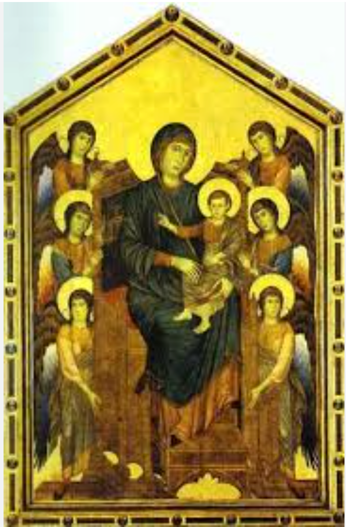 <치마부에, <장엄한 성모>, 1280년경>