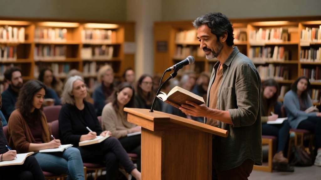 작가가 직접 읽어주는 문학 작품을 경험할 수 있어요