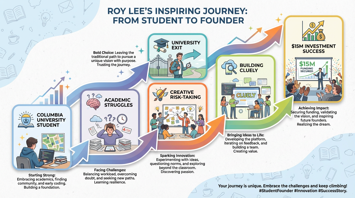 컬럼비아 대학생에서 성공한 창업가까지의 여정