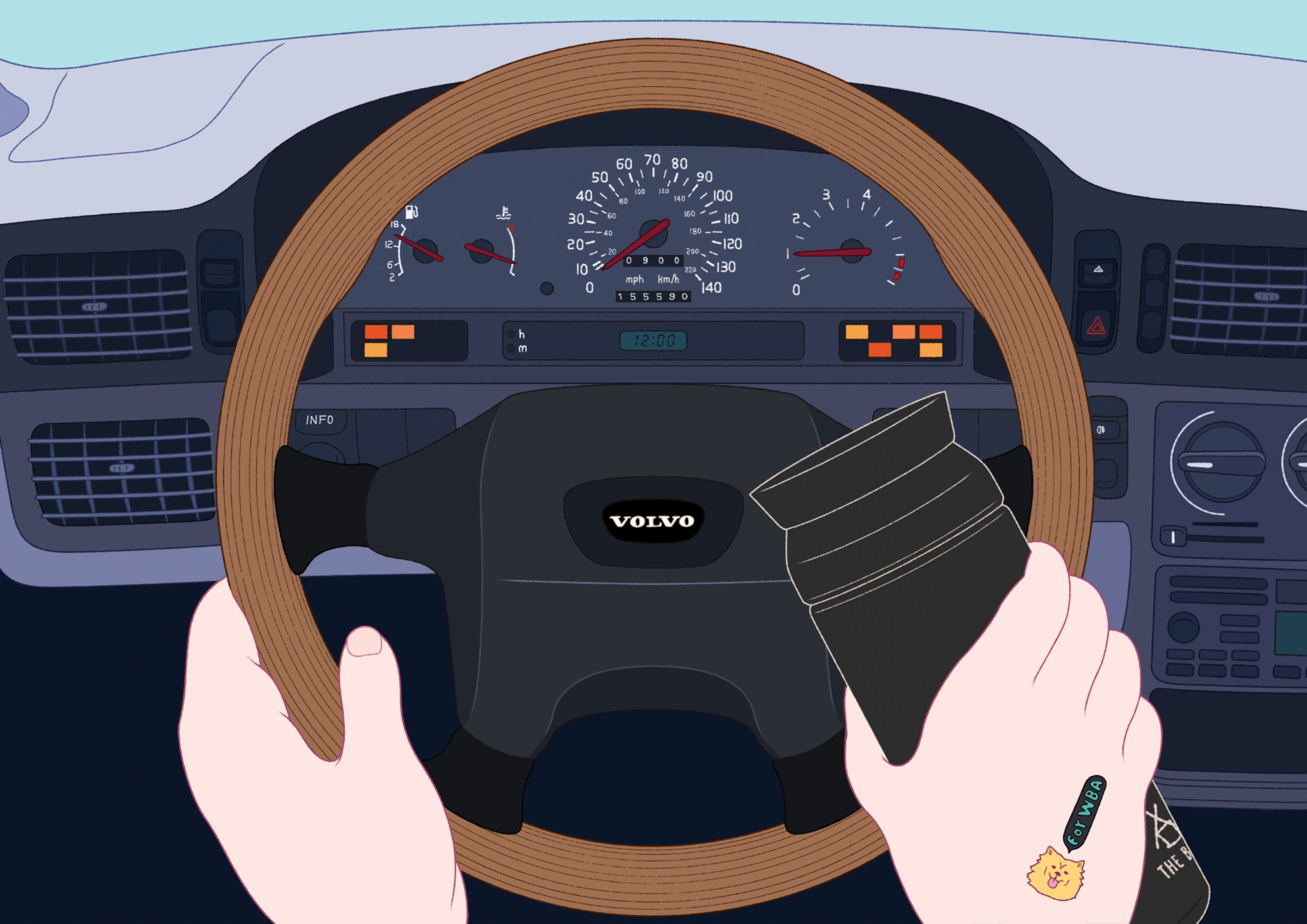 '레드버스백맨'의 친구, '우드핸들텀블러맨'&nbsp;©REDBUSBAGMAN