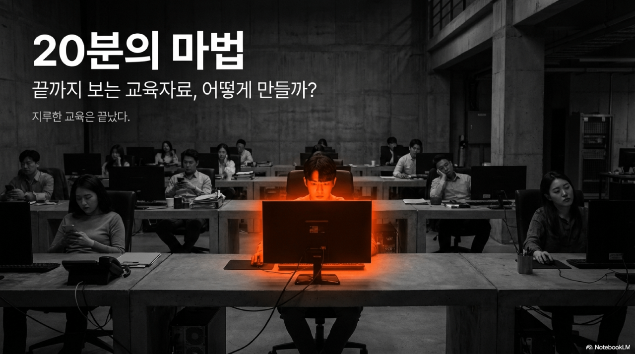 신입사원이 끝까지 보는 교육용 PPT 만드는 AI 공식의 썸네일 이미지
