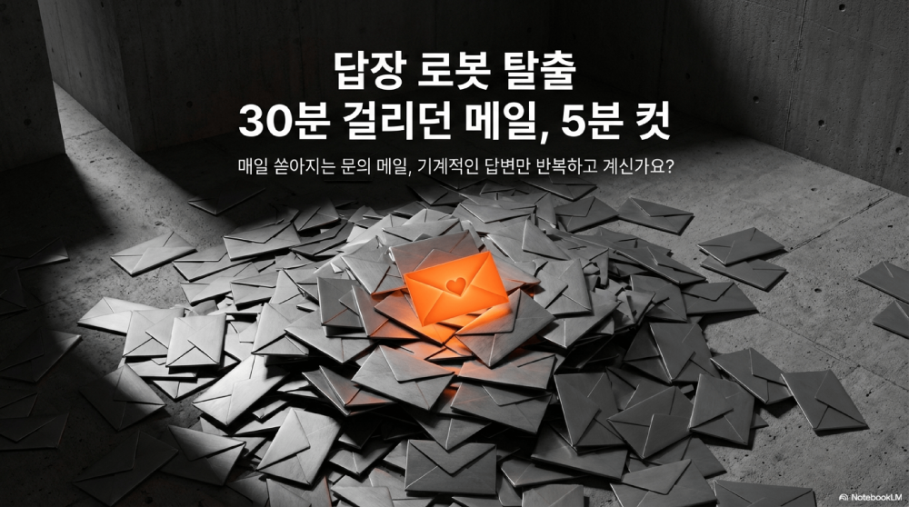 AI로 사람 냄새나는 이메일 쓰는 공식을 공개합니다의 썸네일 이미지