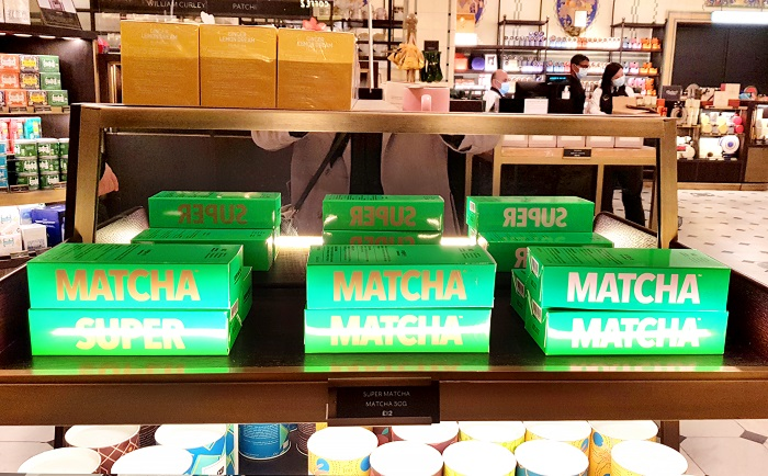 해롯 백화점에 입점한 슈퍼말차 / 이미지 출처 : 매일경제 