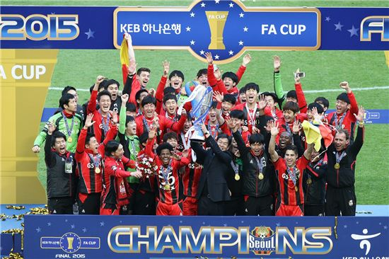 2015 FC서울 FA컵 우승 (출처=스포츠투데이, 이상필 기자)