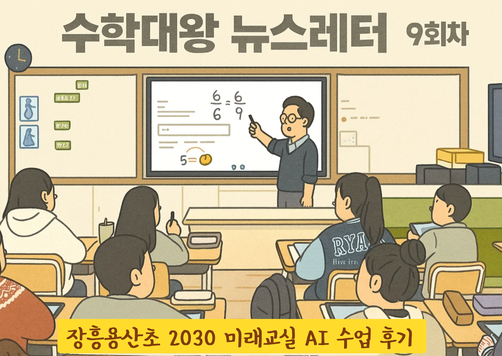 AI와 함께하는 교실의 변화, 장흥용산초 2030 교실 현장 스케치 📚의 썸네일 이미지