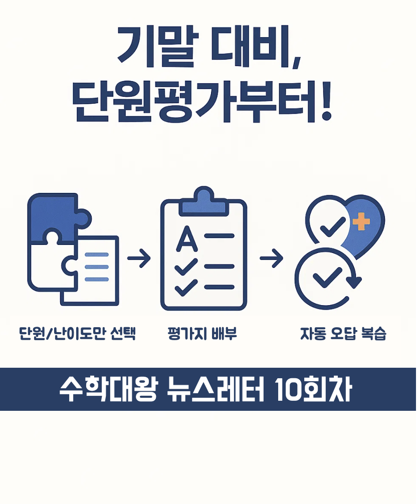 📝 기말 대비, 단원평가부터 시작하면 쉬워집니다!의 썸네일 이미지