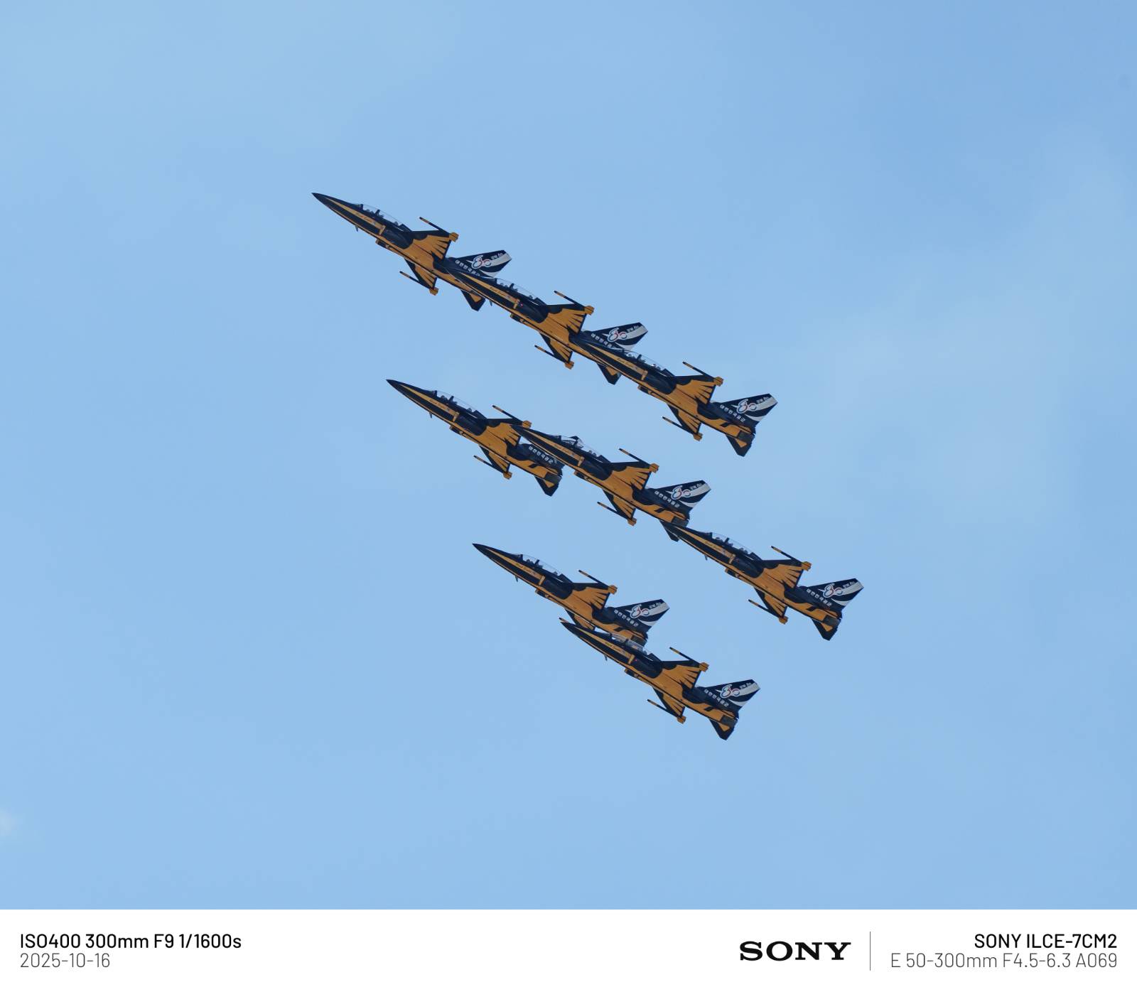 대한민국 공군 특수비행팀 블랙이글스의 T-50B