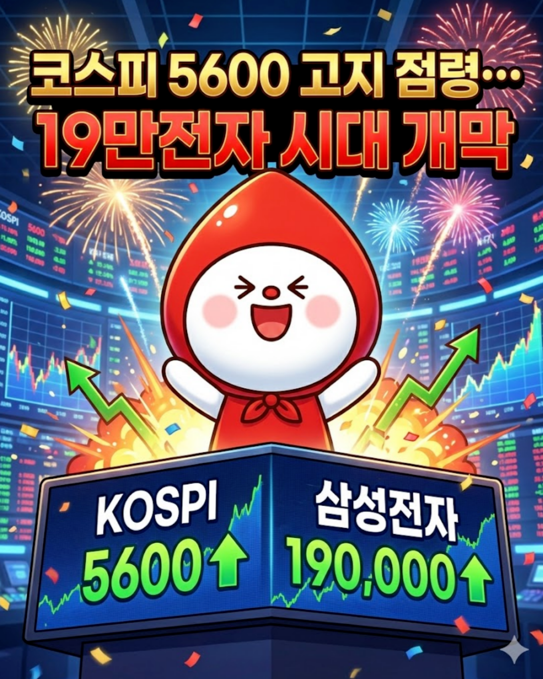 설 연휴 이후 증시 폭발… 코스피 5600 돌파의 썸네일 이미지