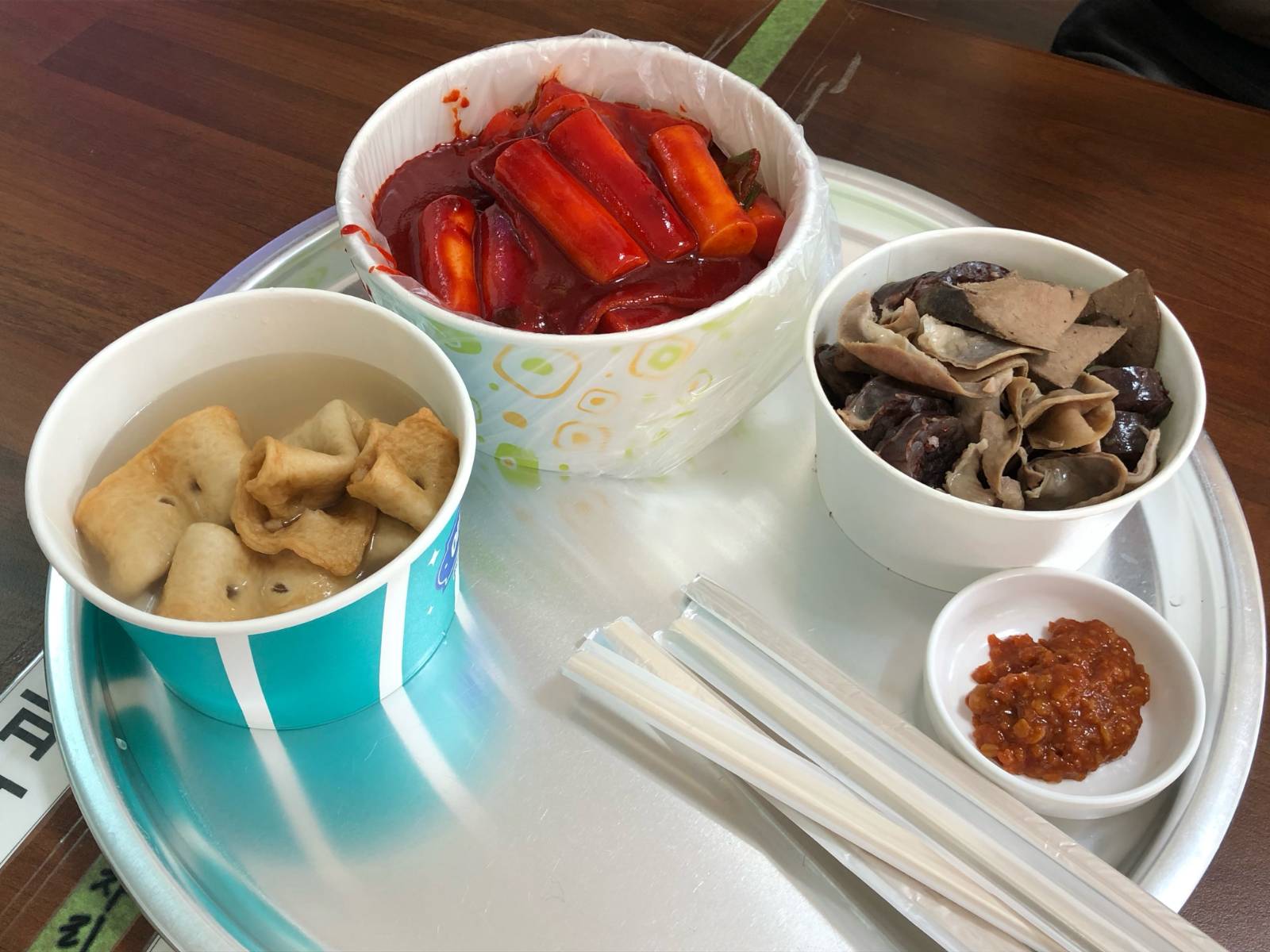 떡볶이, 순대, 오뎅