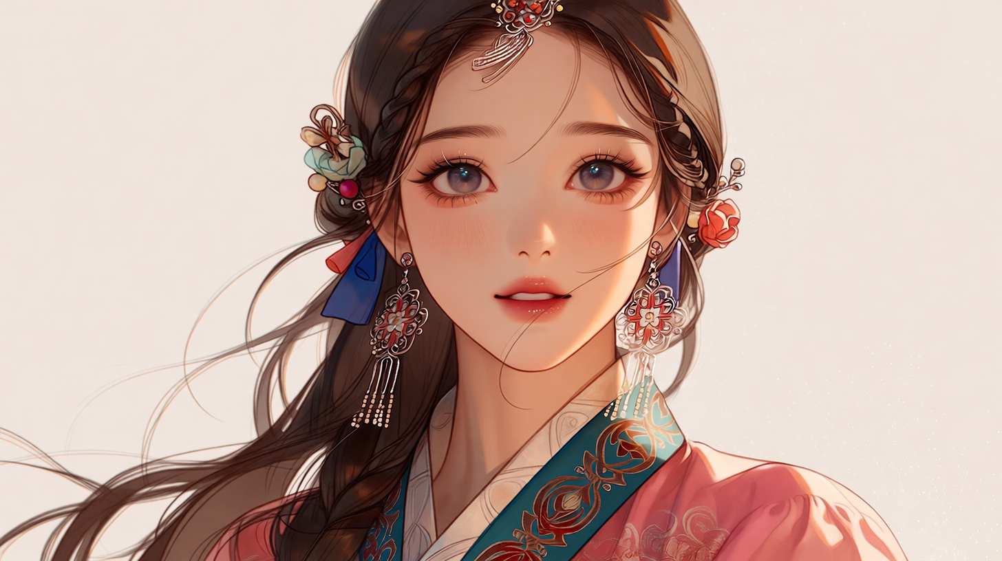 korean girl --ar 16:9 --niji 7&nbsp;이 [이미지는 생성형 AI 를 활용하여 제작하였습니다.]