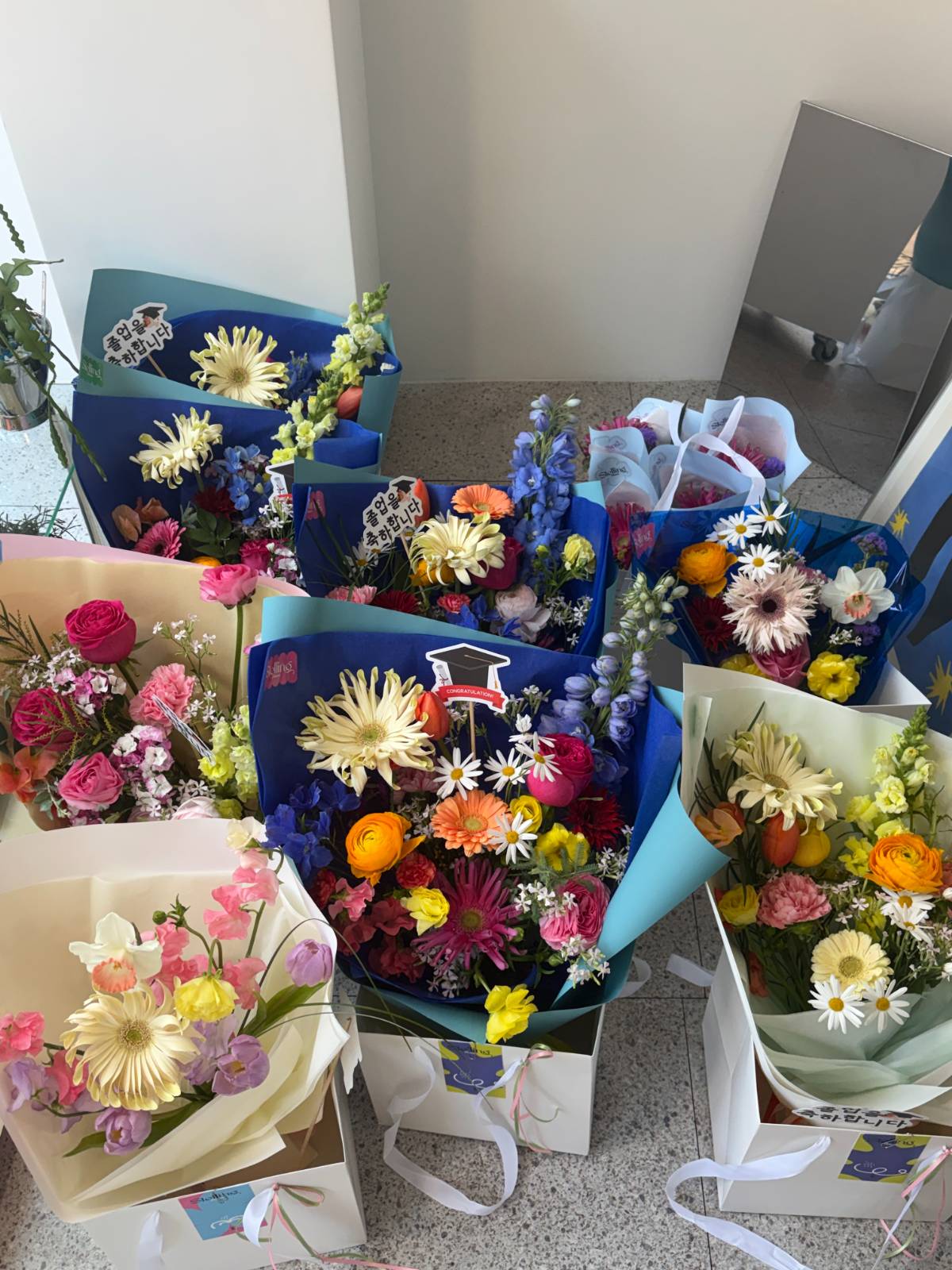 일단 9시 픽업건만 만들던 중에 찍어서 전체 떼샷은 없지만,,, 만들고 픽업해가시고 타임어택의 연속.... 꺅 짜릿해다!