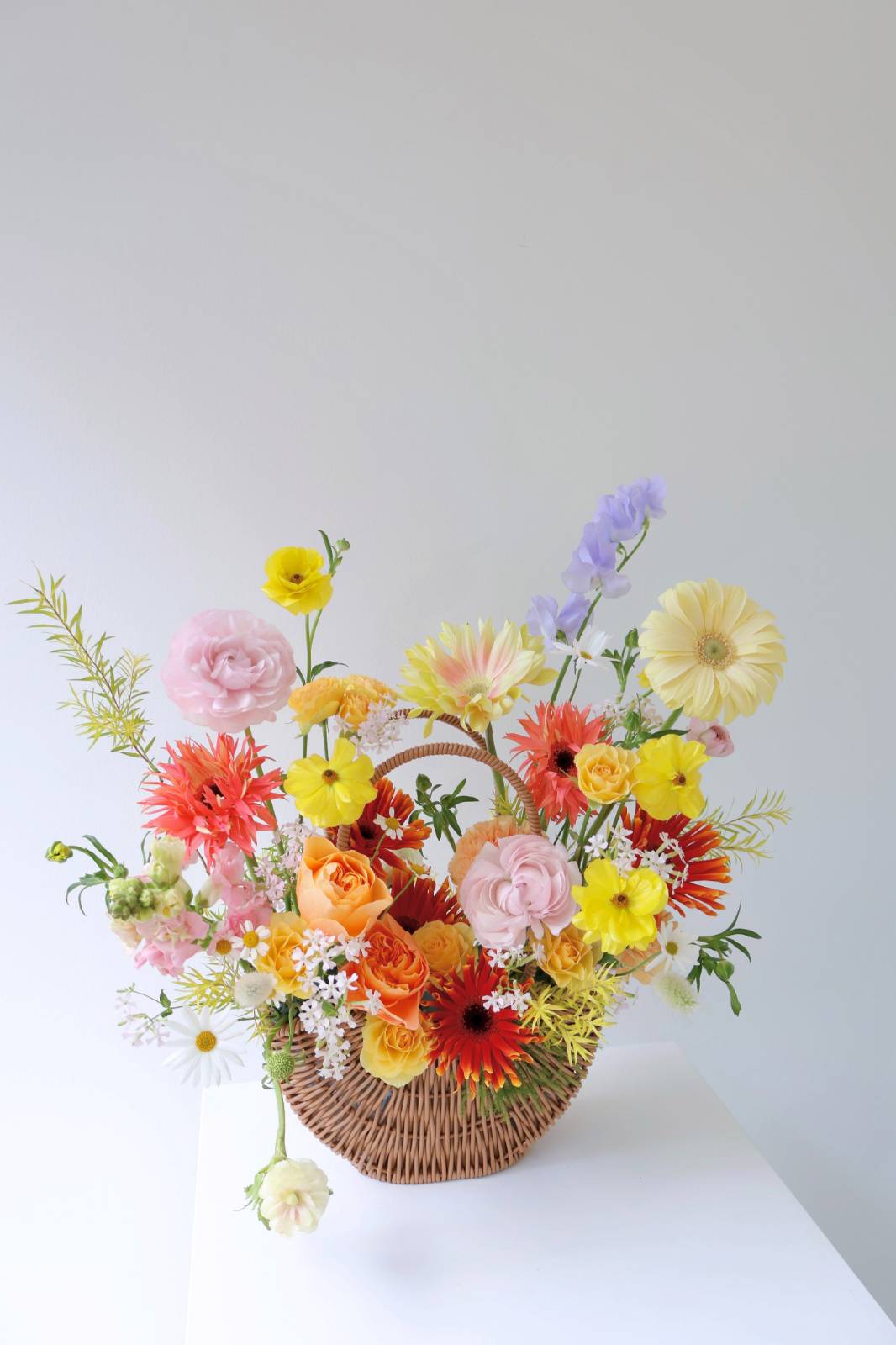 라넌과 버터플라이 라넌이 잔뜩 들어간 바구니(스위트피도 뿅)