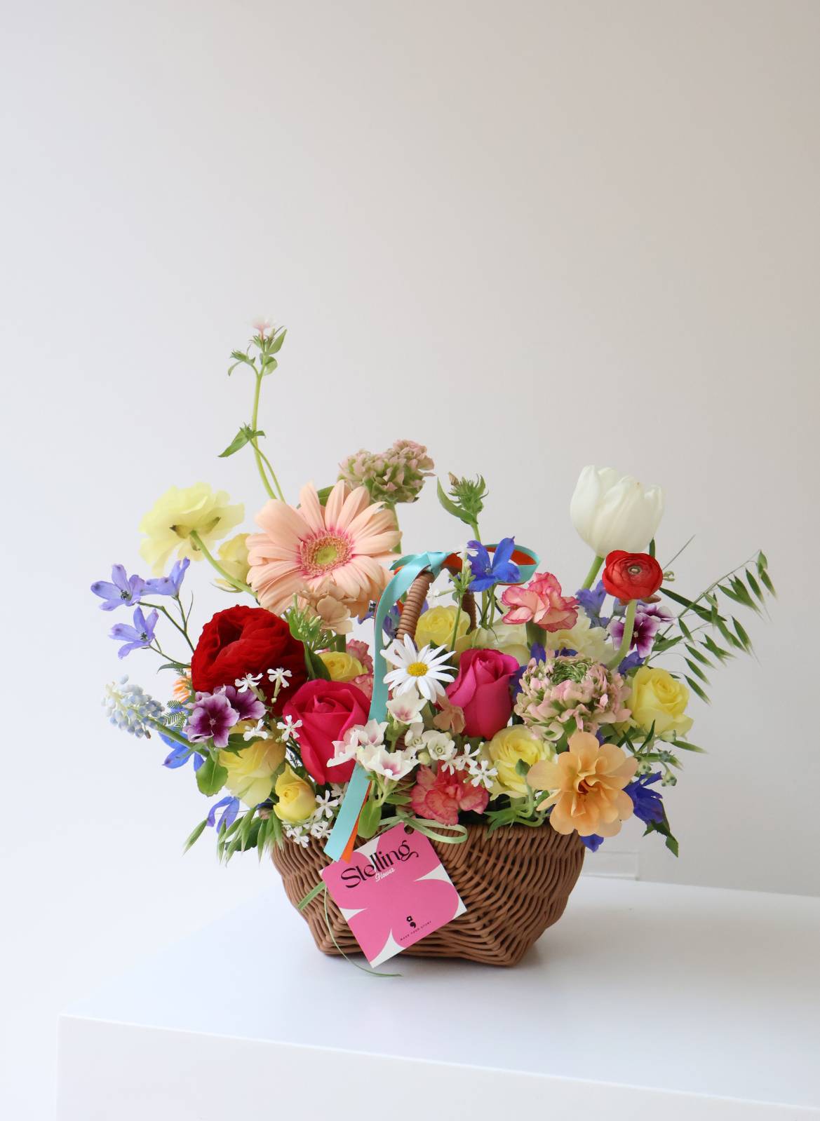 민트+오렌지 리본으로 포인트 !