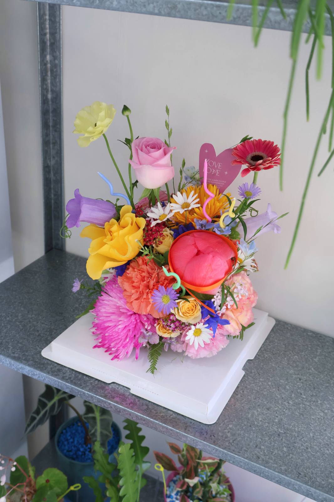 작약이 완전히 피기 전에 작업 하기 때문에 다 동글동글 몽우리 사진뿐이라 아쉽네요,,!