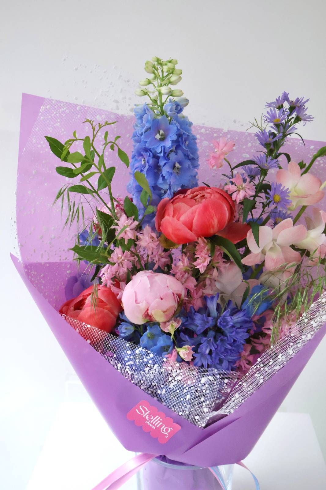 작약, 히야신스가 들어간 향기 폭발 !! 로맨틱한 꽃다발