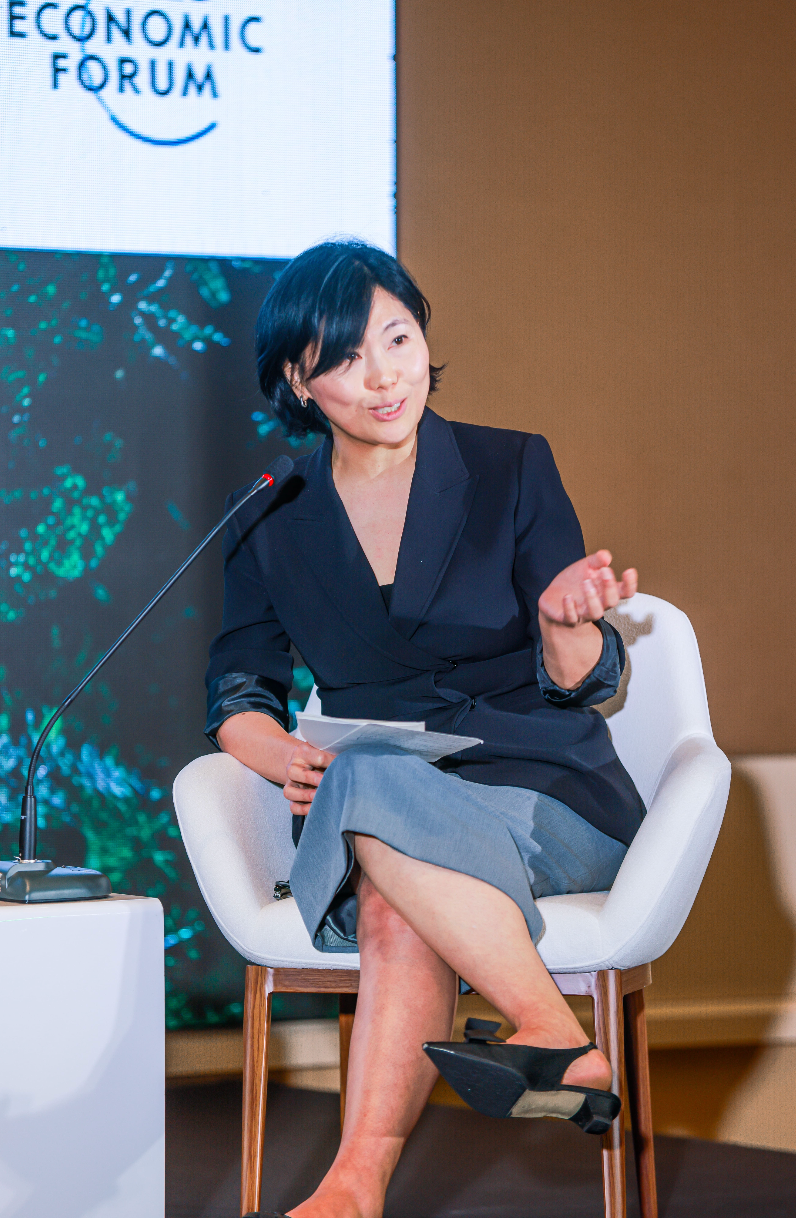 ThanksCarbon CEO Haewon Kim at the Grow Asia Investment Forum (image source: Grow Asia)
