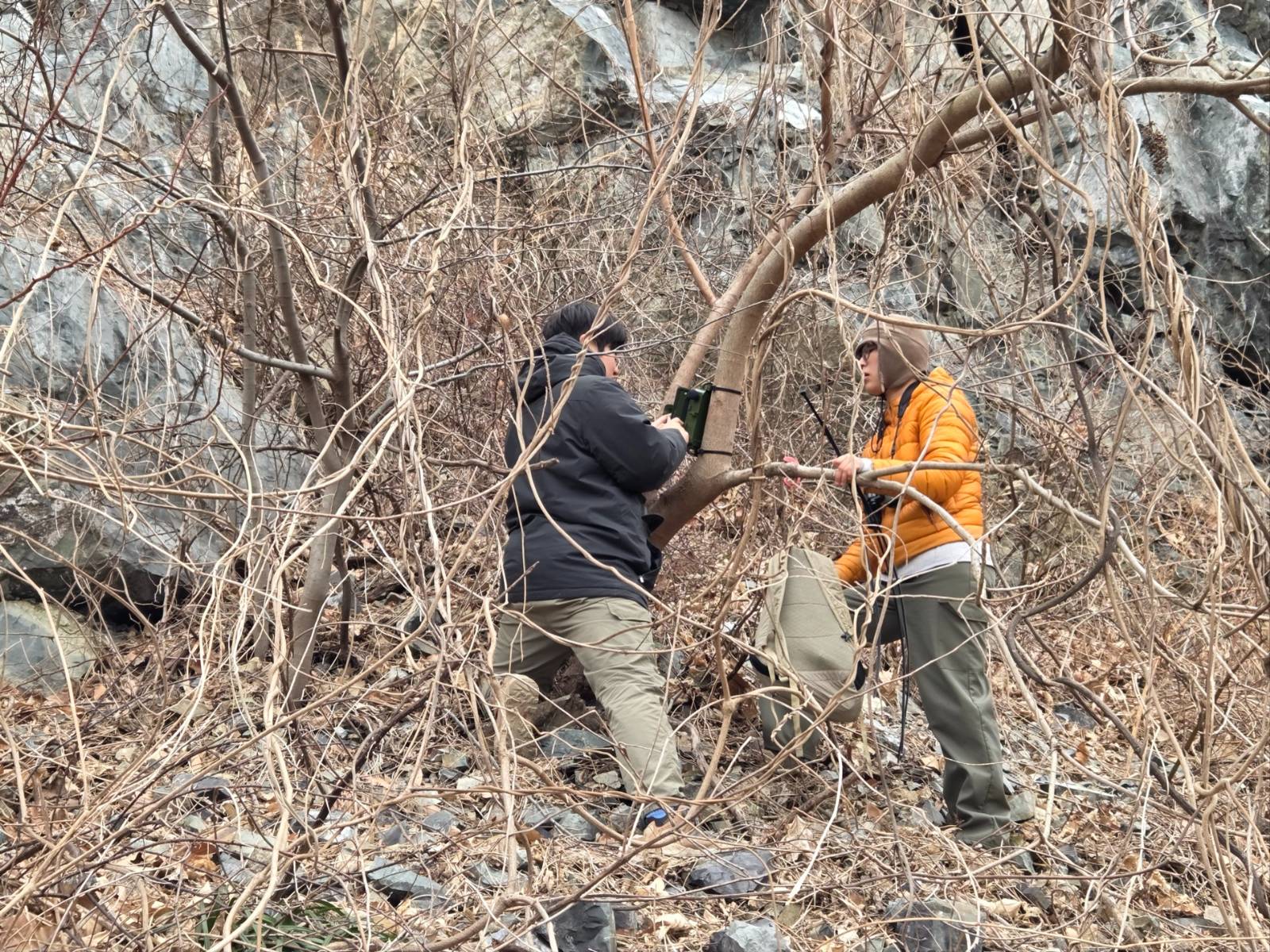한-독 공동 연구 송미터 설치 현장
