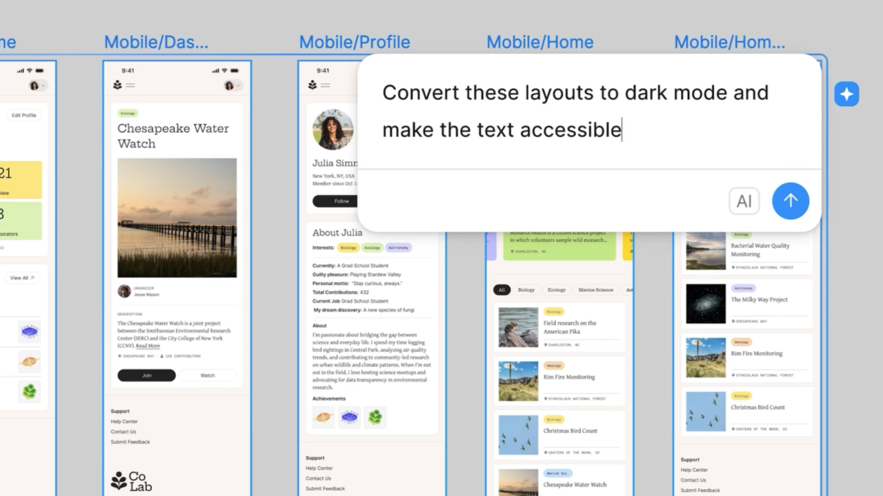 Prompt to edit by Figma